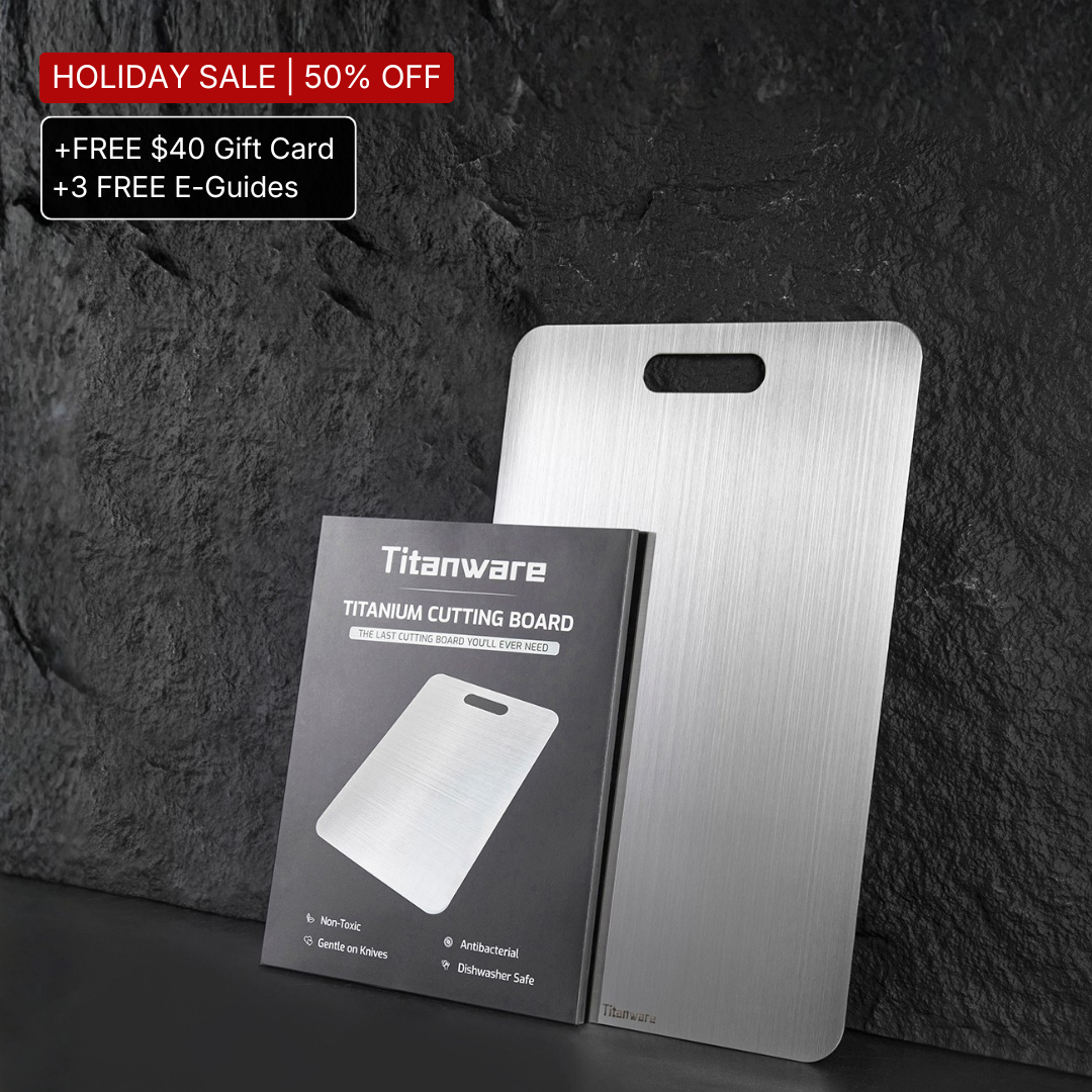 Titanware™ 100% Pure Titanium Cutting Board