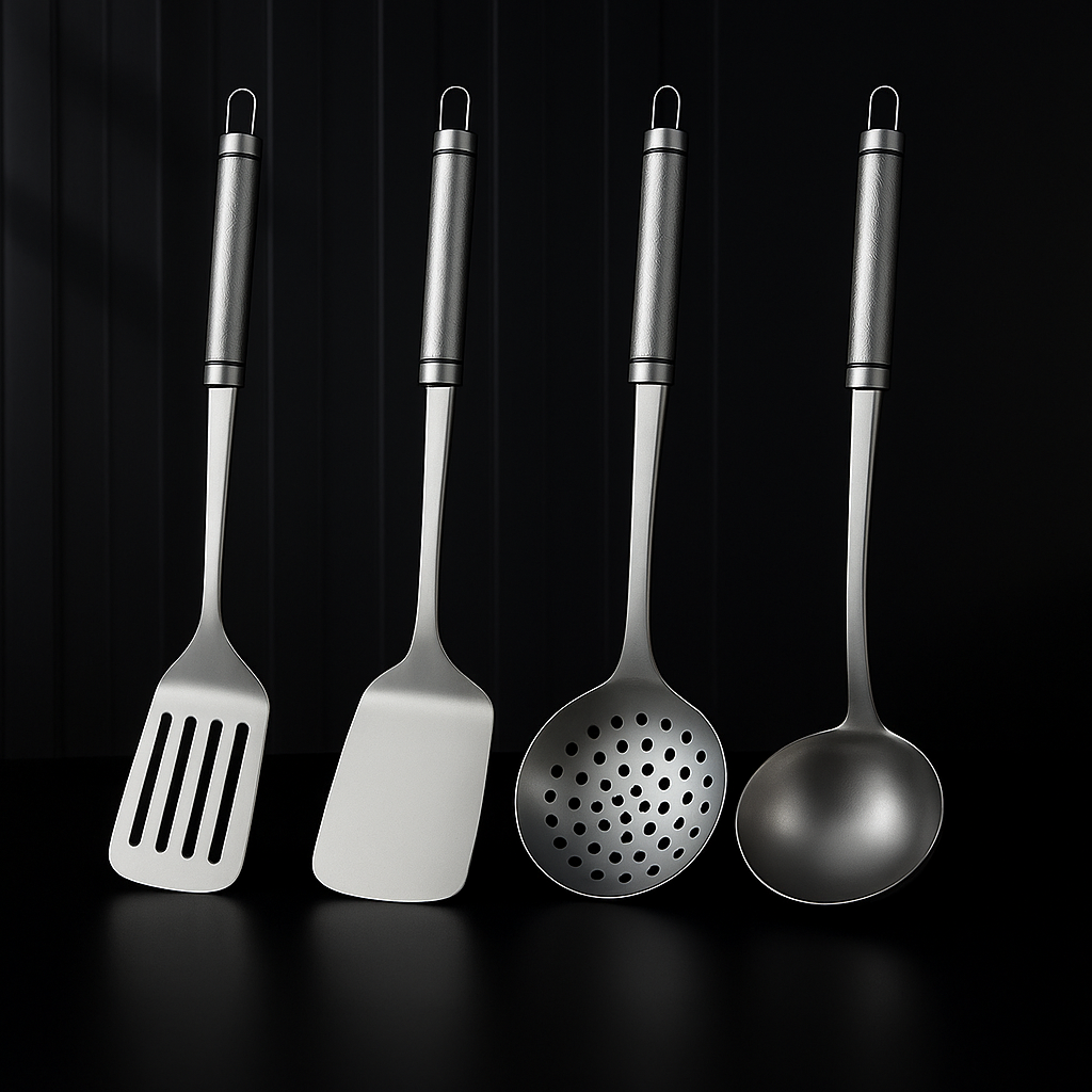 Titanware™ 100% Pure Titanium Utensils Set (4 Pieces)